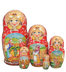 Матрешки и русские сувениры